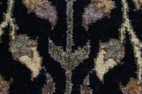 Haji Jalili Black Runner Hand Knotted 26 X 68  Area Rug 250-24851 Image 6