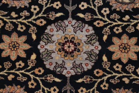 Haji Jalili Black Runner Hand Knotted 28 X 62  Area Rug 250-24854 Image 3