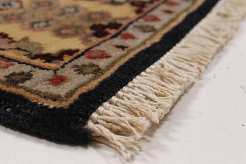 Haji Jalili Black Runner Hand Knotted 28 X 62  Area Rug 250-24854 Image 5
