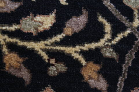 Haji Jalili Black Runner Hand Knotted 28 X 62  Area Rug 250-24854 Image 8