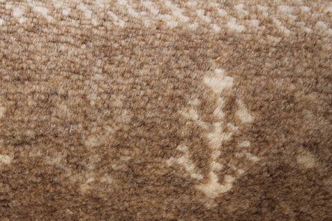 Modern Brown Runner Hand Knotted 27 X 60  Area Rug 250-24856 Image 6
