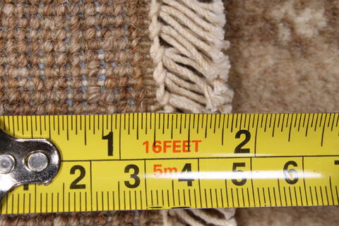 Modern Brown Runner Hand Knotted 27 X 60  Area Rug 250-24856 Image 9