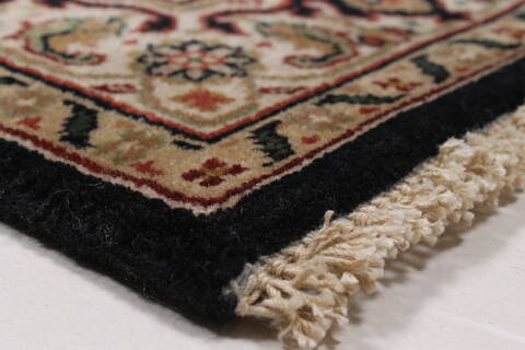 Herati Black Hand Knotted 28 X 58  Area Rug 250-24859 Image 5