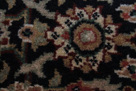 Herati Black Hand Knotted 28 X 58  Area Rug 250-24859 Image 6
