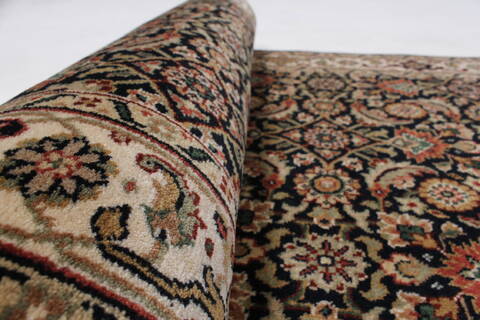 Herati Black Hand Knotted 28 X 58  Area Rug 250-24859 Image 9
