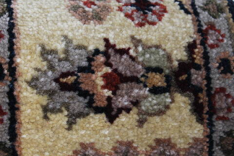 Haji Jalili Black Runner Hand Knotted 27 X 61  Area Rug 250-24865 Image 6
