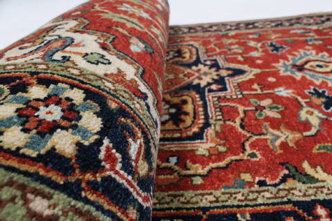 Serapi Red Runner Hand Knotted 27 X 60  Area Rug 250-24890 Image 10