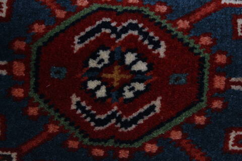 Karajeh Red Runner Hand Knotted 26 X 61  Area Rug 250-24908 Image 7