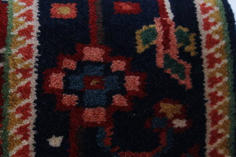 Karajeh Red Runner Hand Knotted 26 X 61  Area Rug 250-24908 Image 9