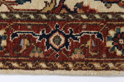 Serapi White Runner Hand Knotted 26 X 61  Area Rug 250-24912 Image 1