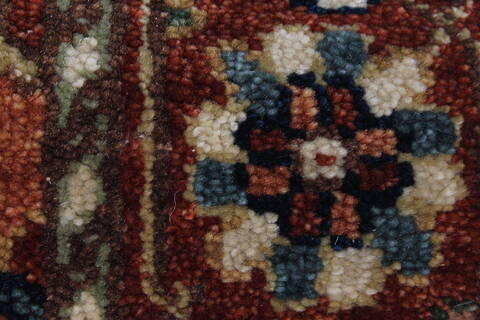 Serapi White Runner Hand Knotted 26 X 61  Area Rug 250-24912 Image 8