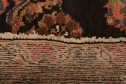 Malayer Black Runner Hand Knotted 38 X 99  Area Rug 100-24916 Image 7