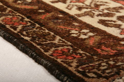 Malayer Black Runner Hand Knotted 38 X 99  Area Rug 100-24916 Image 8