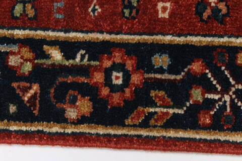 Karajeh Brown Runner Hand Knotted 21 X 511  Area Rug 250-24926 Image 2