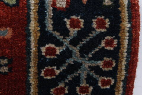 Karajeh Brown Runner Hand Knotted 21 X 511  Area Rug 250-24926 Image 8