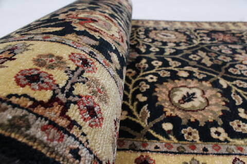 Haji Jalili Beige Runner Hand Knotted 28 X 61  Area Rug 250-24982 Image 11