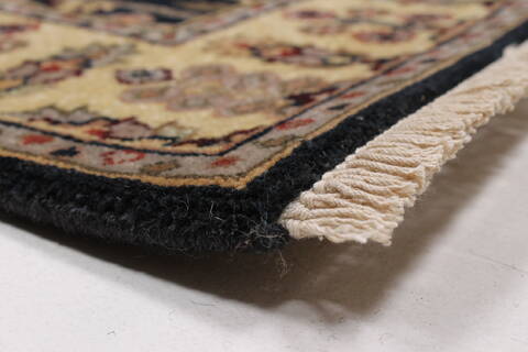 Haji Jalili Beige Runner Hand Knotted 28 X 61  Area Rug 250-24982 Image 6