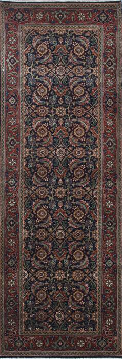 Herati Green Runner Hand Knotted 20 X 510  Area Rug 250-24987 Image 0