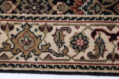 Herati Beige Runner Hand Knotted 20 X 511  Area Rug 250-24988 Image 3