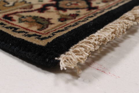 Herati Beige Runner Hand Knotted 20 X 511  Area Rug 250-24988 Image 6