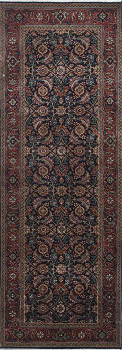 Herati Green Runner Hand Knotted 21 X 510  Area Rug 250-24995 Image 0
