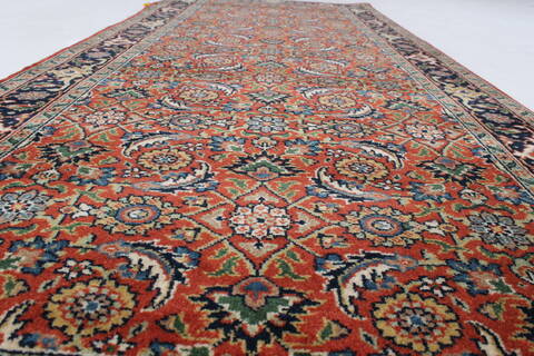 Herati Green Hand Knotted 27 X 62  Area Rug 250-25016 Image 1