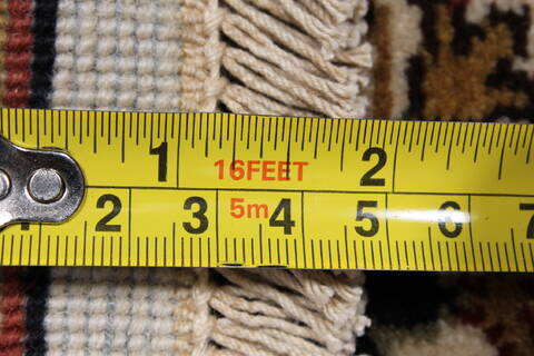 Herati Beige Runner Hand Knotted 27 X 80  Area Rug 250-25113 Image 11