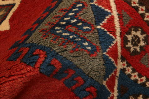 Yalameh Red Runner Hand Knotted 31 X 154  Area Rug 100-25119 Image 1