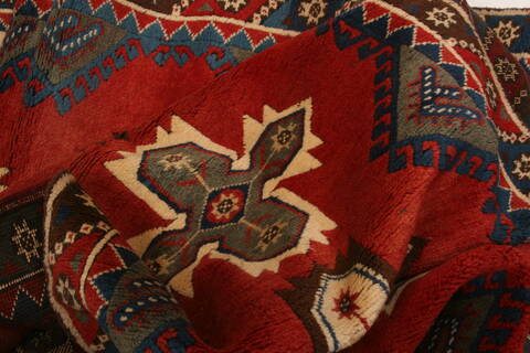Yalameh Red Runner Hand Knotted 31 X 154  Area Rug 100-25119 Image 2