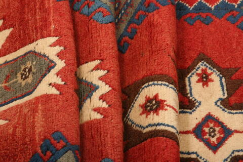 Yalameh Red Runner Hand Knotted 31 X 154  Area Rug 100-25119 Image 3