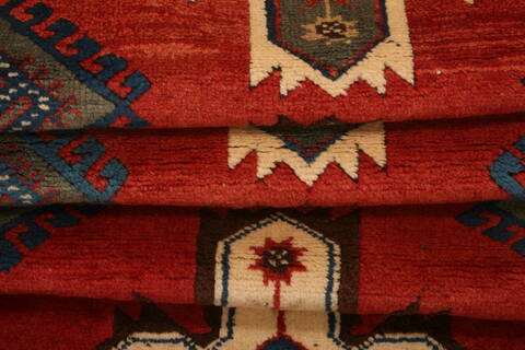 Yalameh Red Runner Hand Knotted 31 X 154  Area Rug 100-25119 Image 5