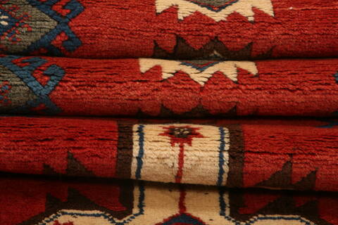 Yalameh Red Runner Hand Knotted 31 X 154  Area Rug 100-25119 Image 6