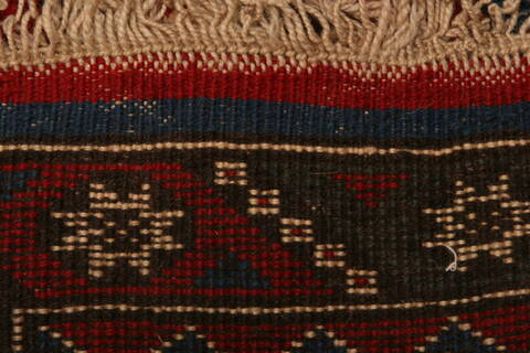 Yalameh Red Runner Hand Knotted 31 X 154  Area Rug 100-25119 Image 8