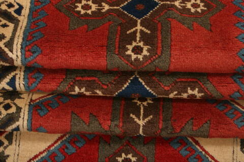Yalameh Red Runner Hand Knotted 30 X 1410  Area Rug 100-25126 Image 5