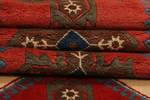 Yalameh Red Runner Hand Knotted 30 X 1410  Area Rug 100-25126 Image 6