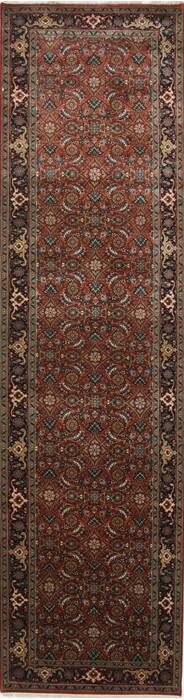 Herati Beige Runner Hand Knotted 28 X 911  Area Rug 250-25135 Image 0