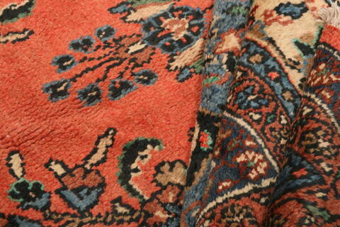 Lilihan Red Hand Knotted 92 X 188  Area Rug 100-25136 Image 3
