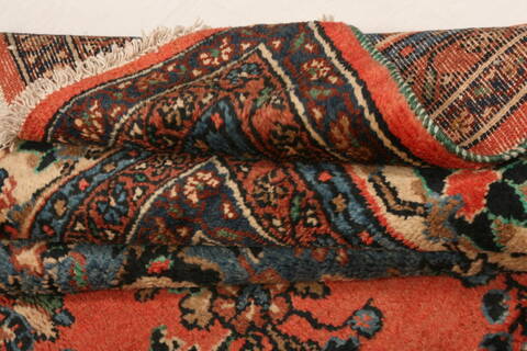 Lilihan Red Hand Knotted 92 X 188  Area Rug 100-25136 Image 5
