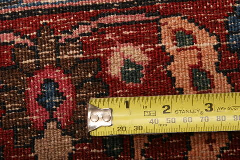 Mashad Beige Hand Knotted 103 X 139  Area Rug 100-25145 Image 7