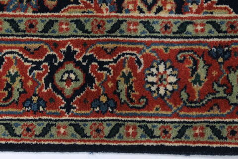 Herati Brown Runner Hand Knotted 27 X 118  Area Rug 250-25146 Image 2