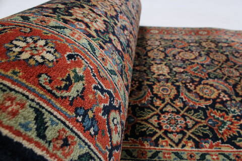Herati Brown Runner Hand Knotted 27 X 118  Area Rug 250-25146 Image 9