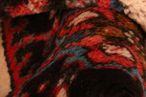 Karajeh Red Runner Hand Knotted 51 X 150  Area Rug 100-25148 Image 1