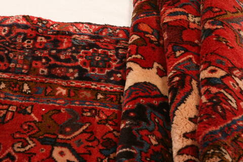 Karajeh Red Runner Hand Knotted 51 X 150  Area Rug 100-25148 Image 3