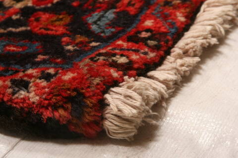 Karajeh Red Runner Hand Knotted 51 X 150  Area Rug 100-25148 Image 7