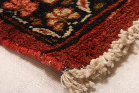 Mahal Red Hand Knotted 111 X 141  Area Rug 100-25151 Image 8