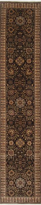 Agra Beige Runner Hand Knotted 27 X 123  Area Rug 250-25152 Image 0