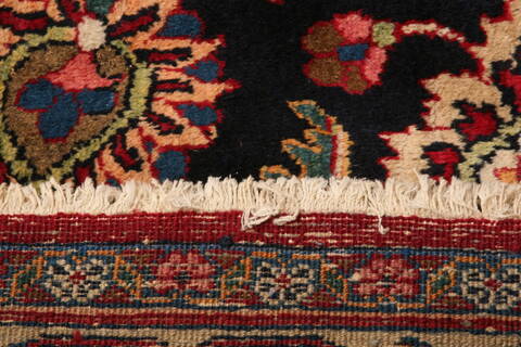 Mashad Red Hand Knotted 116 X 165  Area Rug 100-25161 Image 8