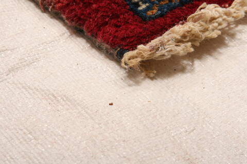 Mashad Red Hand Knotted 116 X 165  Area Rug 100-25161 Image 9