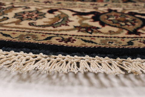 Herati Beige Round Hand Knotted 51 X 51  Area Rug 250-25206 Image 4
