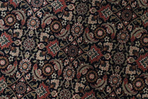 Herati Beige Round Hand Knotted 51 X 51  Area Rug 250-25209 Image 4